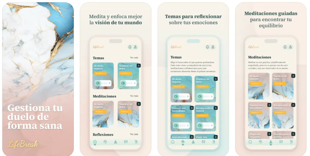 LifeBreak App: "El duelo no es estático, sino que viaja con nosotros"