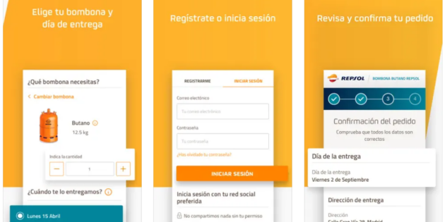 Esta app te permite pedir bombonas de butano a domicilio