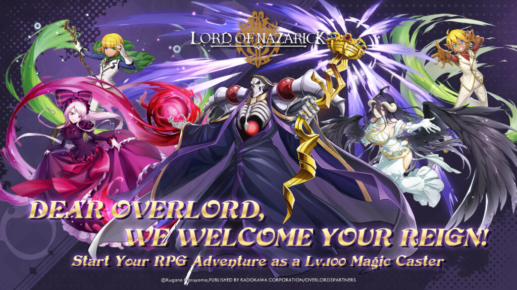 Overlord, del anime a los dispositivos móviles con Lord of Nazarick