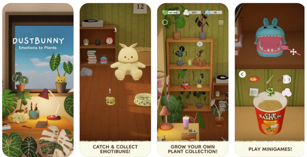 Dustbunny, el juego que te permite decorar y cuidar tu crecimiento personal