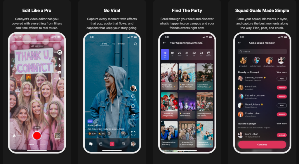 Nace Connyct, un TikTok para universitarios