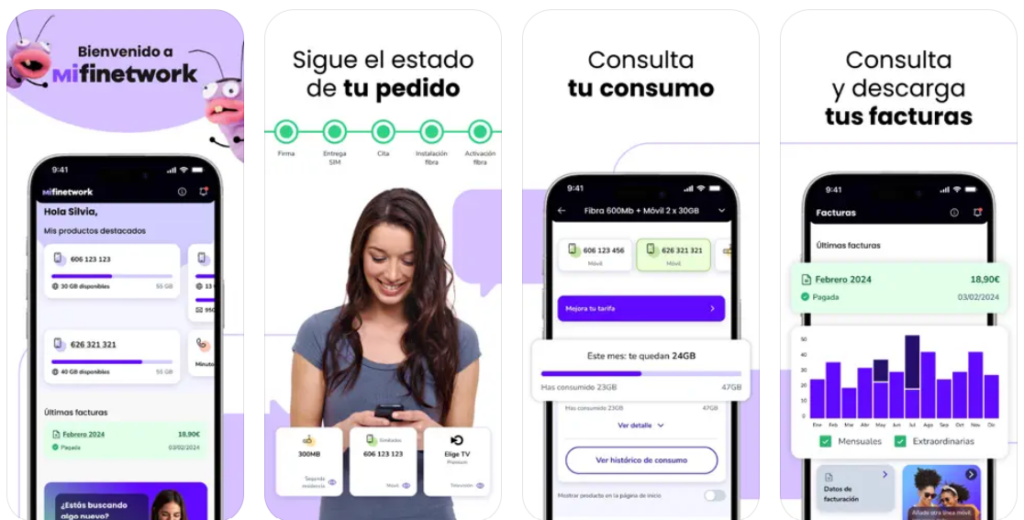 Finetwork presenta su nueva aplicación móvil