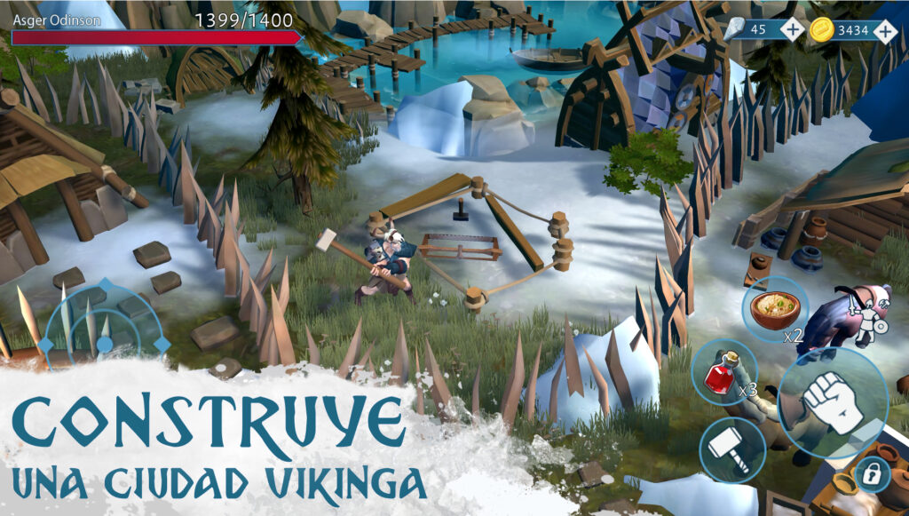 Sobrevive como un vikingo en Vinland Tales: Viking Survival