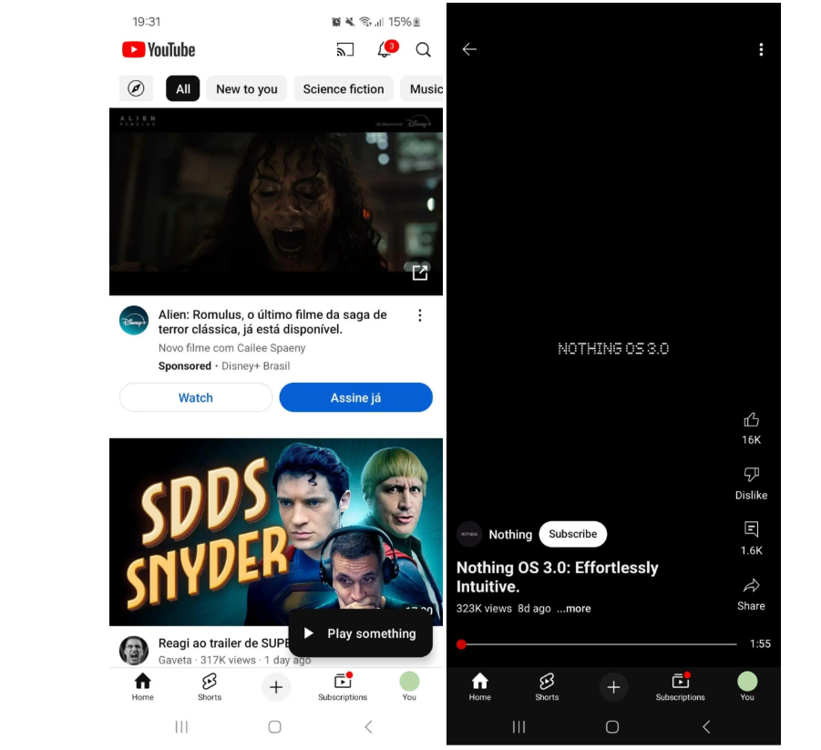 YouTube incluye una nueva función en su app para escoger vídeos por ti