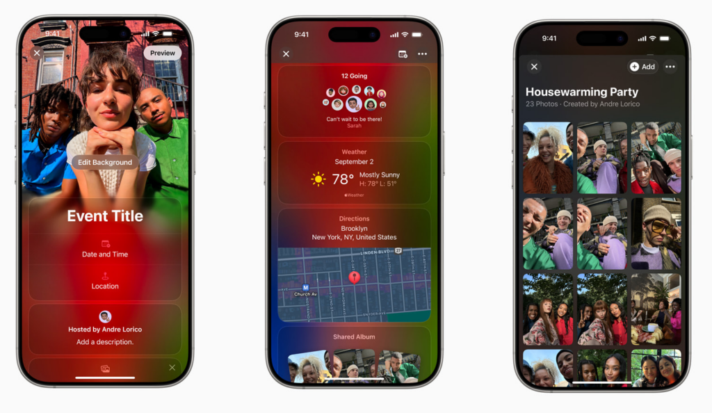 Así funciona Apple Invitaciones, la nueva app de Apple para momentos compartidos