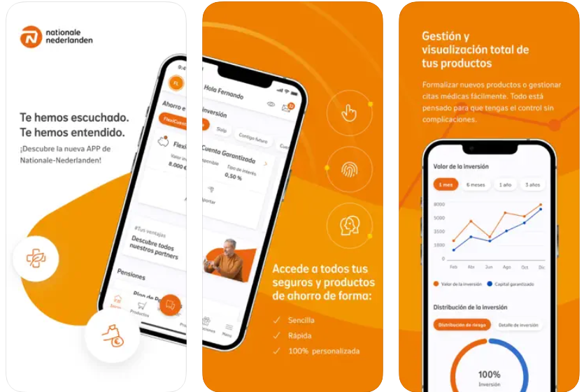 Nationale Nederlanden presenta una nueva app que incluye contacto directo con los gestores