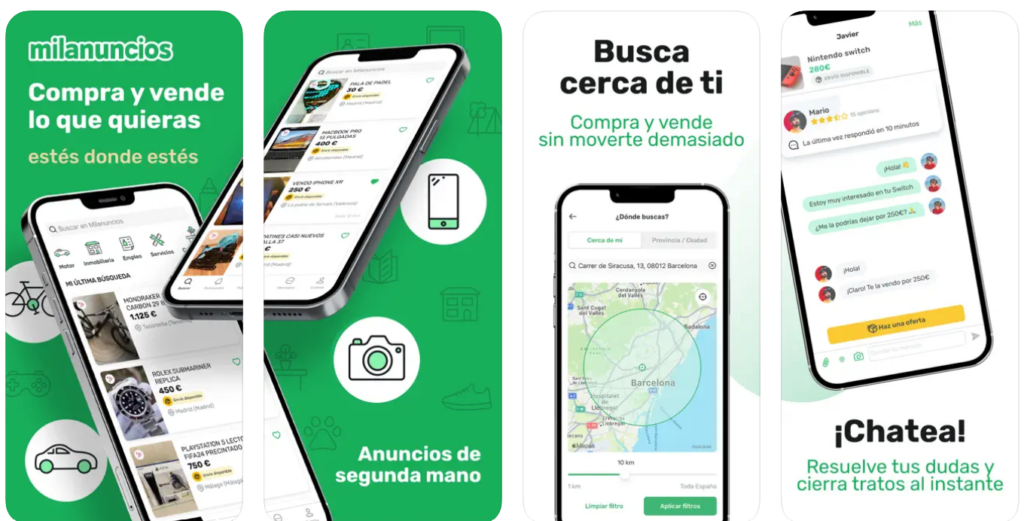 Estos son los productos que más se venden en la app de Mil Anuncios