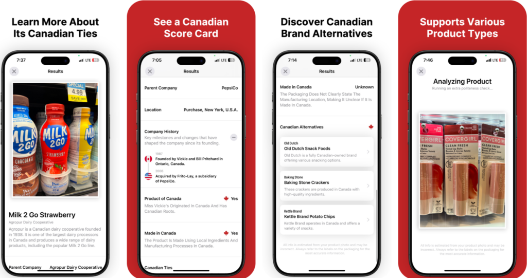 Surgen apps en Canadá para boicotear los productos estadounidenses