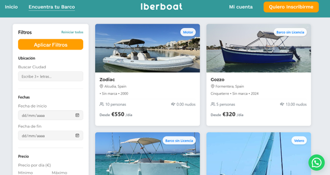 Nace Iberboat, el Airbnb de los barcos
