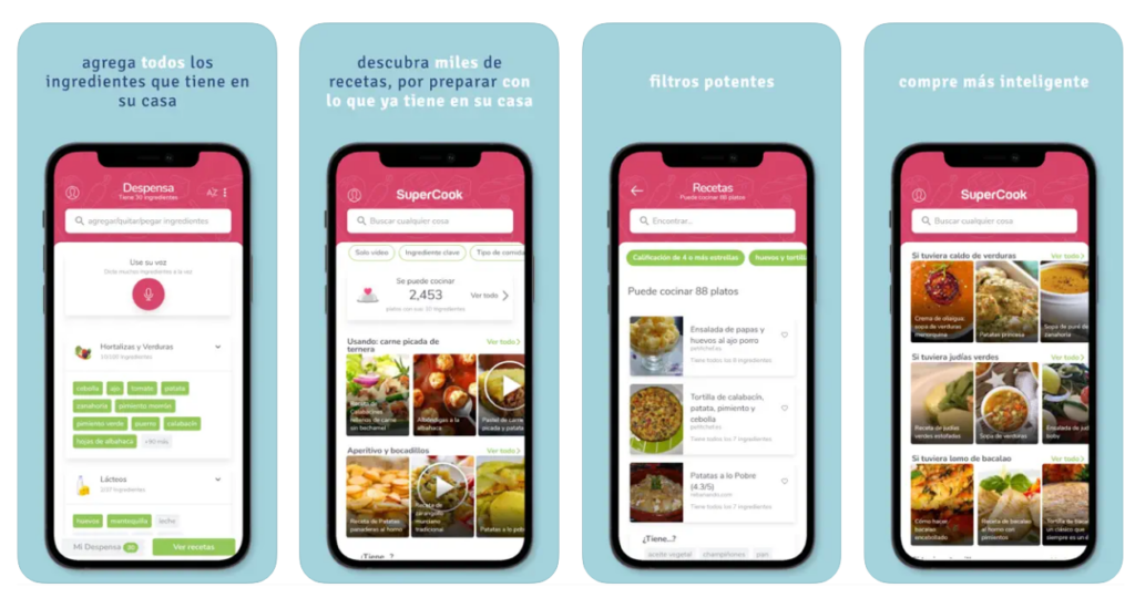 Las mejores apps de recetas para cocinar con flow (y no quemar tu casa en el intento)