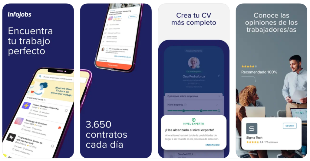 Las mejores apps para encontrar trabajo en España en 2025