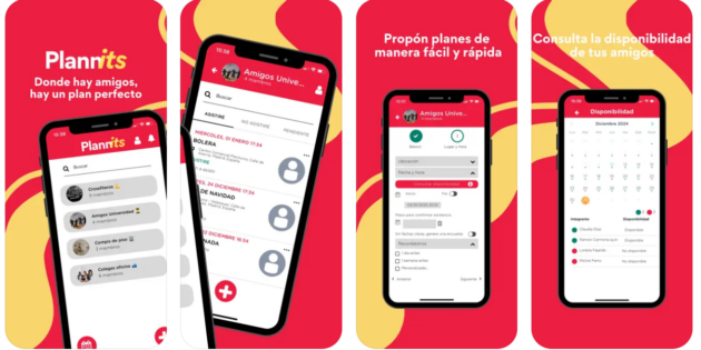 Plannits, una app que va más allá de los grupos de WhatsApp