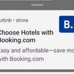 ¿Por qué la app de Airbnb está invitando a los usuarios a hacer reservas en Booking?