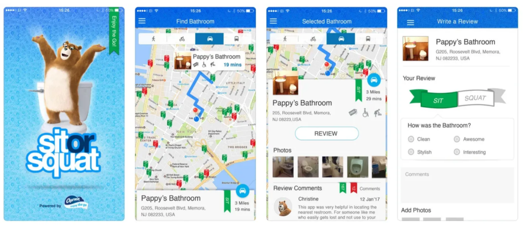Las mejores apps para encontrar baños públicos