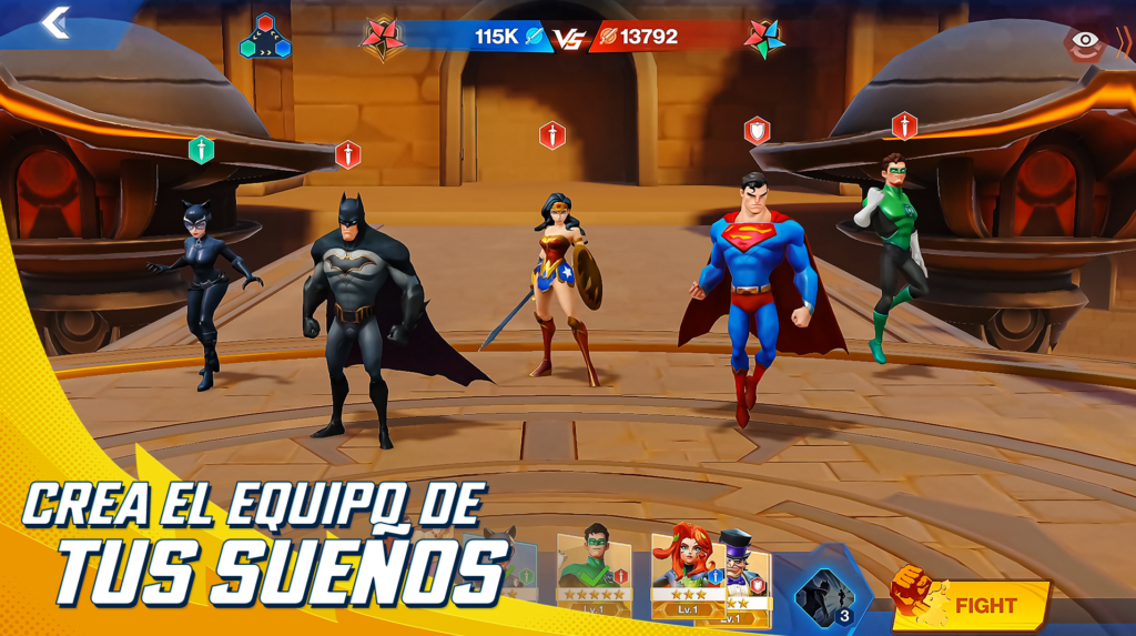 DC Worlds Collide se estrena en iOS, Android y PC con más de 70 personajes jugables