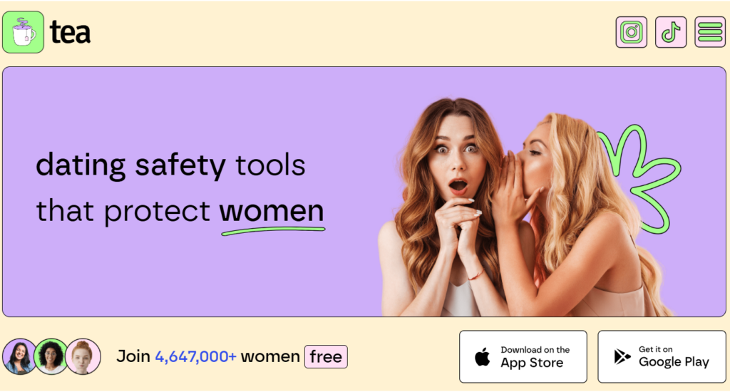 Tea, la app para alertar sobre hombres en citas, expone miles de imágenes de sus usuarias