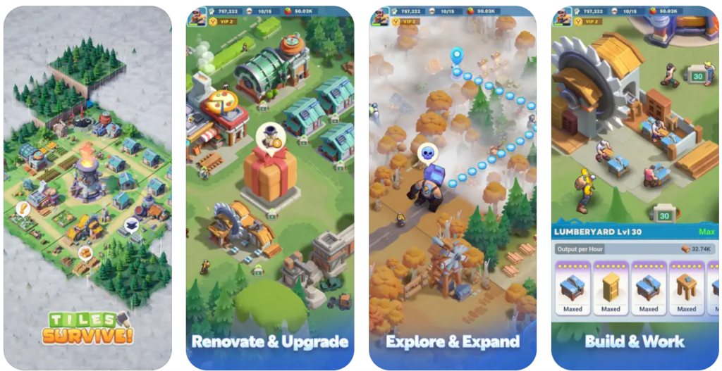 El juego de estrategia Tiles Survive!, ya disponible para iOS y Android