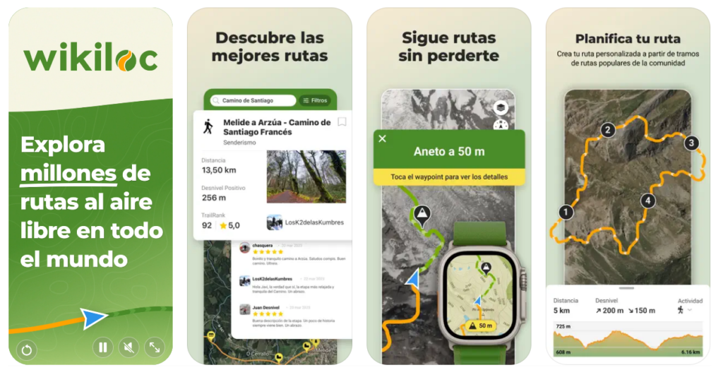 Las mejores apps para hacer rutas y senderismo