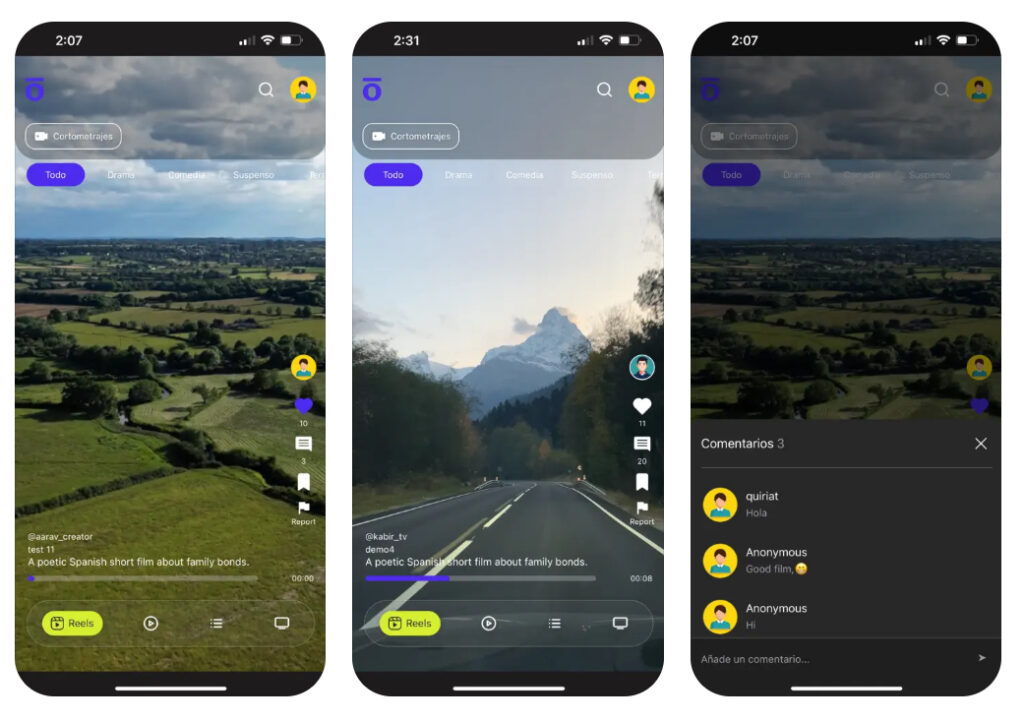 Brevio, una nueva app para ver (y subir) cortos en formato vertical
