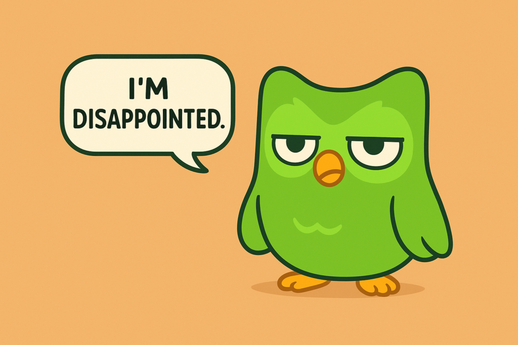 Duolingo y la economía de la culpa: cómo el búho verde compite por tu atención