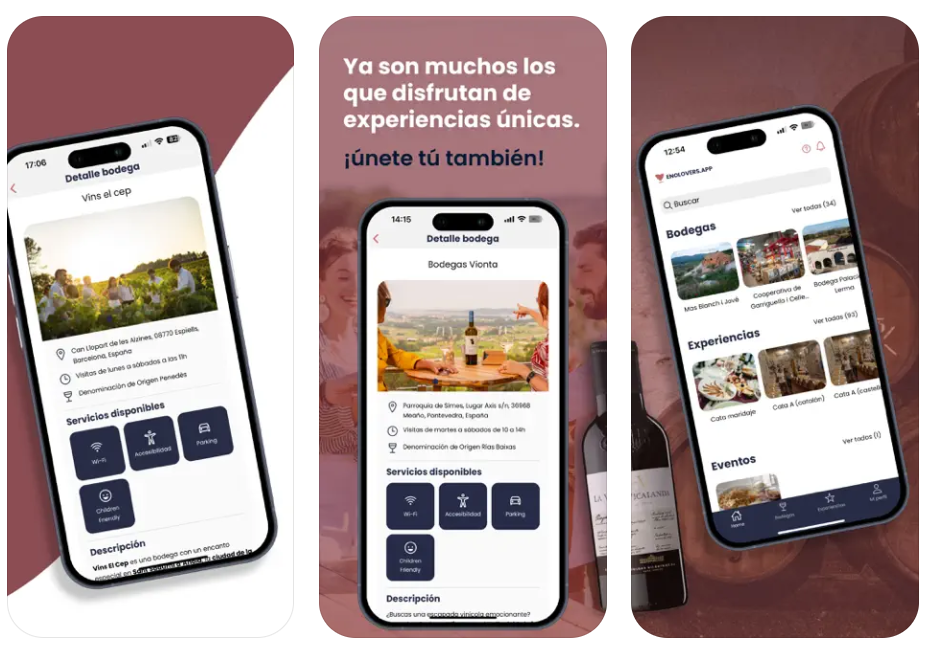Enolovers, la app para reservar visitas a bodegas que vino para quedarse