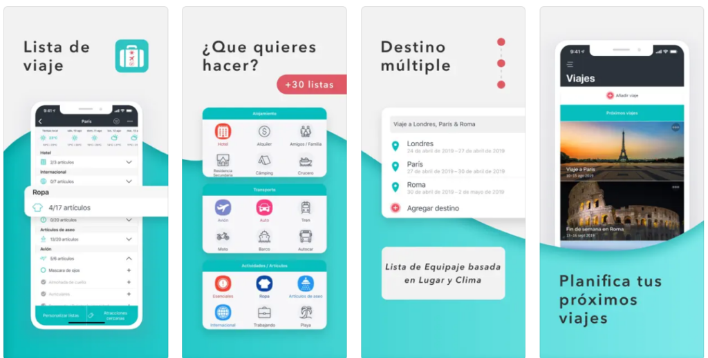 Las mejores apps para hacer el equipaje según destino