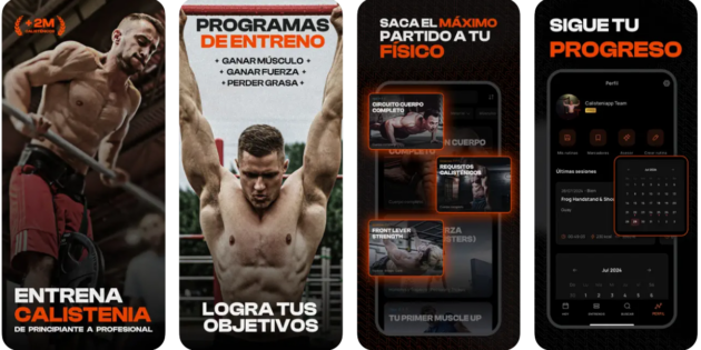 Calisteniapp, una aplicación para entrenar con tu propio peso en cualquier lugar
