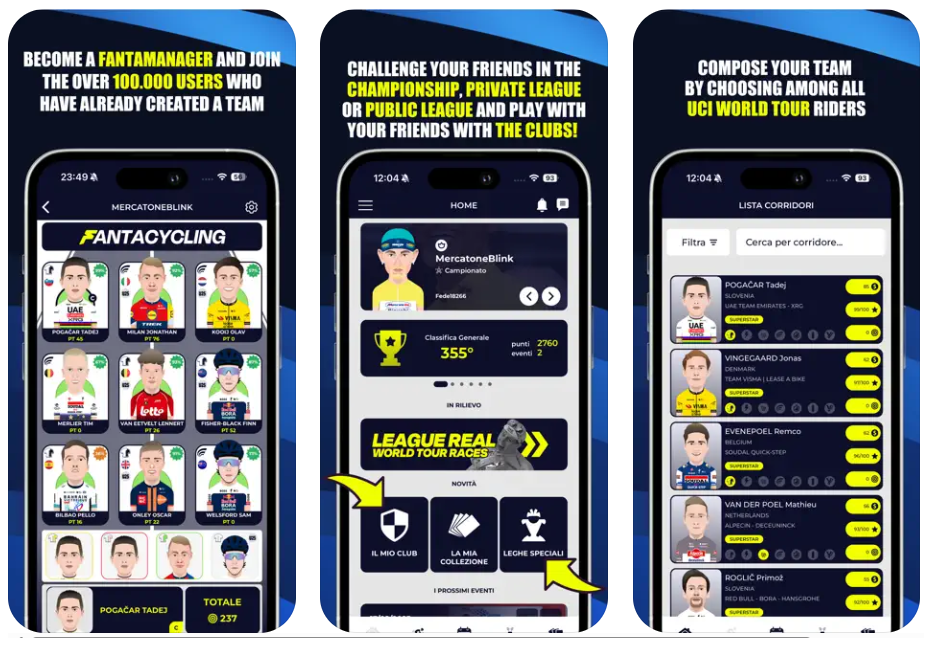 Fantacycling, el primer fantasy manager para aficionados a las dos ruedas
