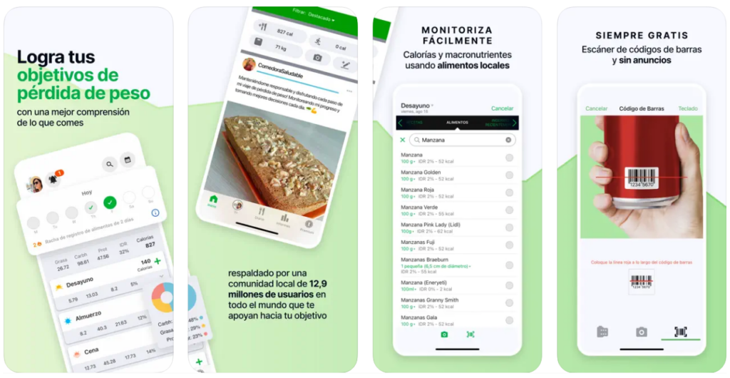 Las mejores apps para contar calorías que puedes encontrar