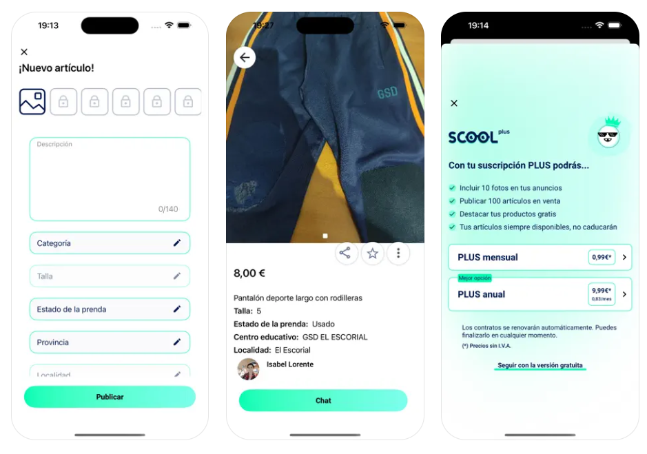 Scool, un Wallapop para comprar y vender prendas escolares