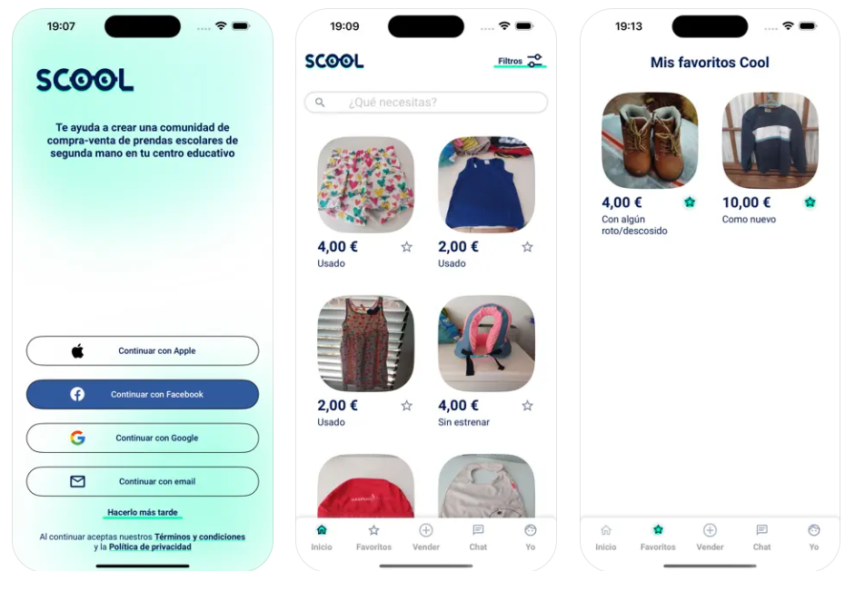 Scool, un Wallapop para comprar y vender prendas escolares
