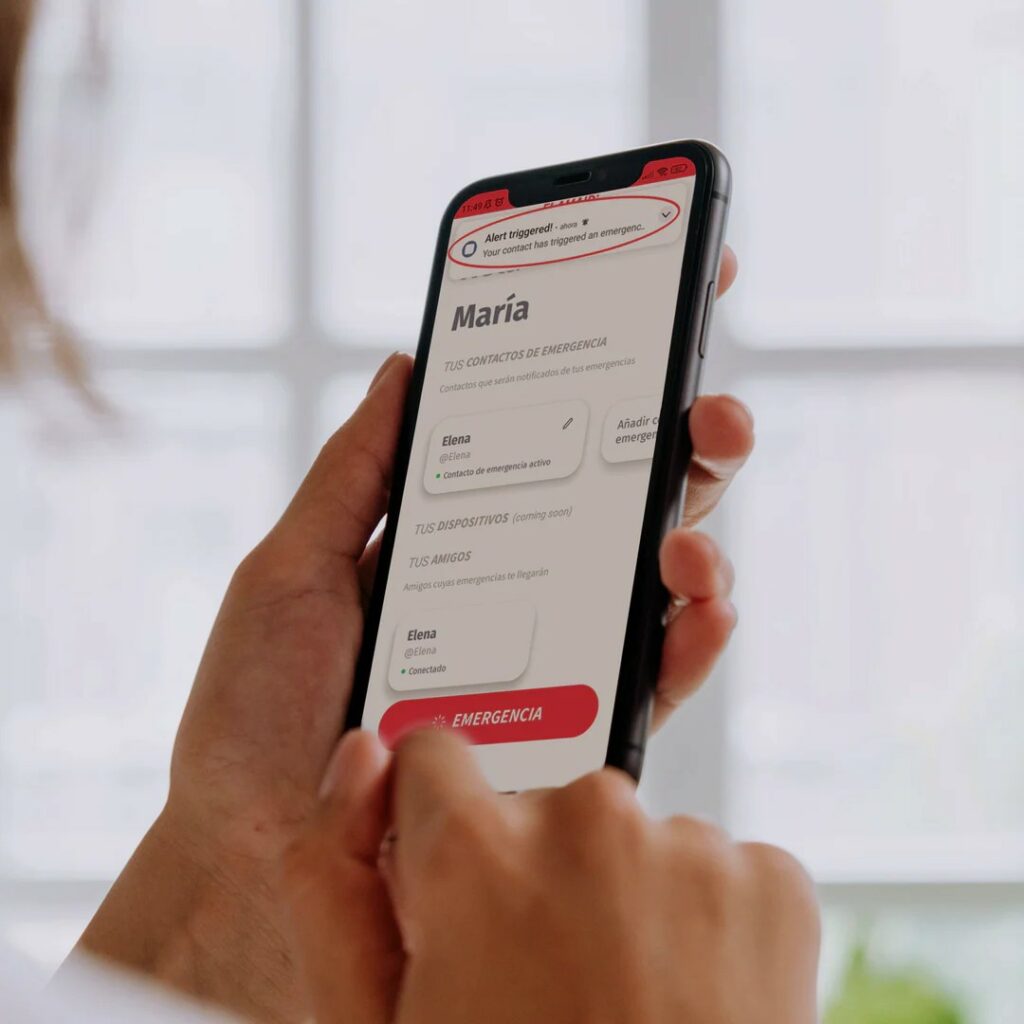 La nueva app de FlamAid avisa a usuarios cercanos y graba vídeo y audio ante una emergencia