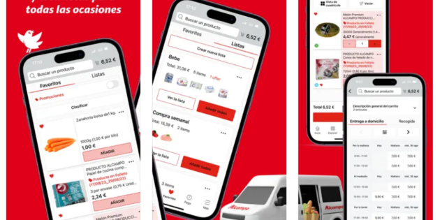 Probamos la app de Alcampo: buena cesta, pero un carro que cojea