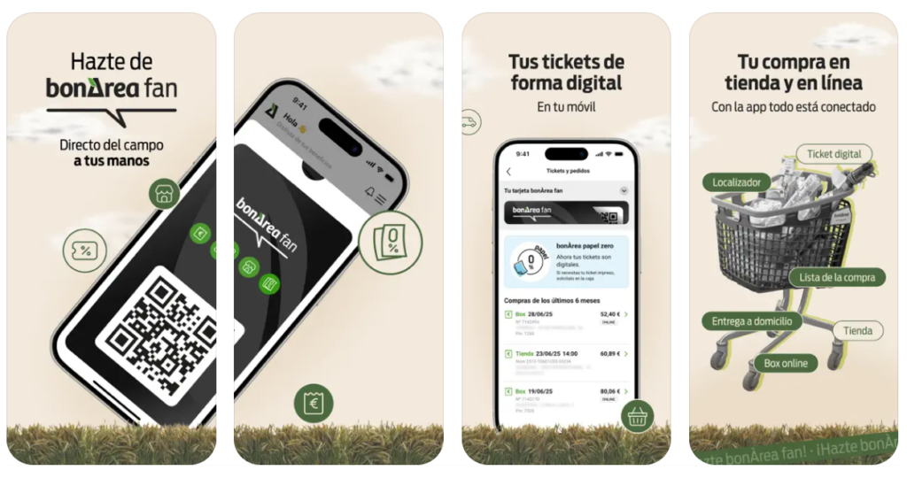 Así es bonÀrea fan, la nueva app con descuentos, sorteos y compra online
