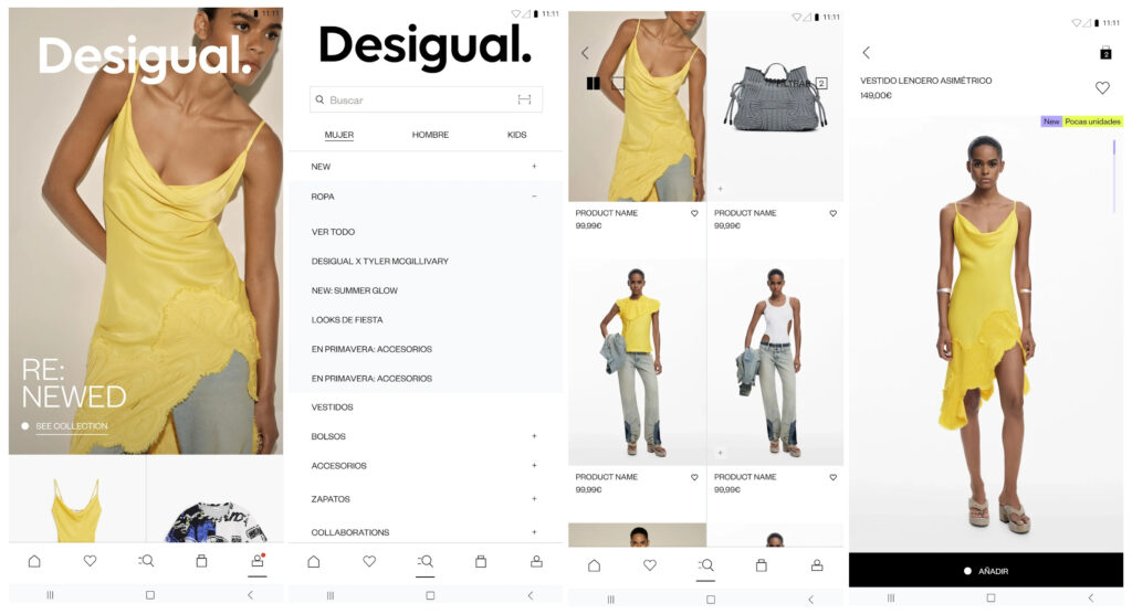 Desigual renueva su aplicación móvil