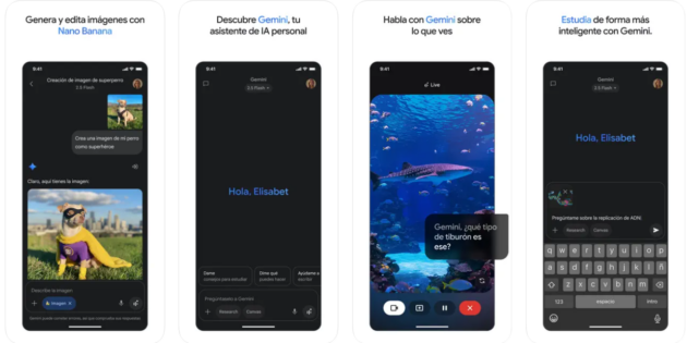 La app de Gemini concentra más de 650 millones de usuarios activos al mes