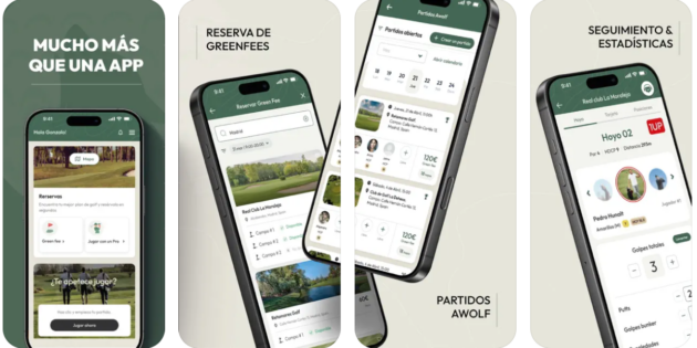 AWOLF lanza una app gratuita para digitalizar el golf y conectar a jugadores y clubes