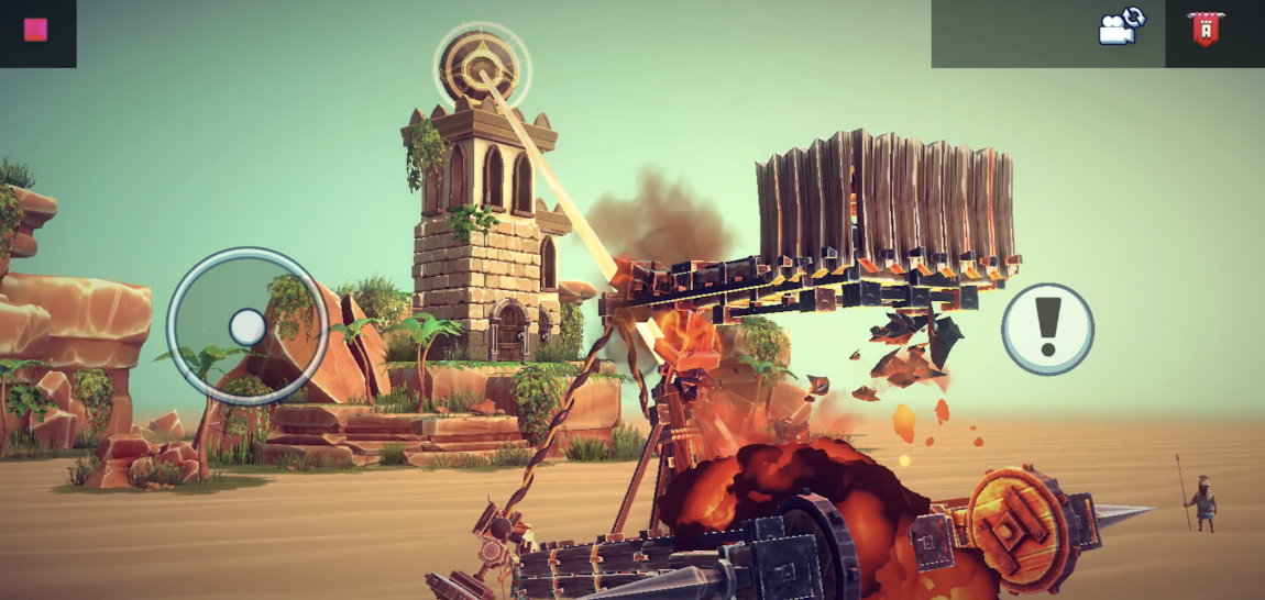 Besiege ya te permite 'explotar' tus artefactos en Android