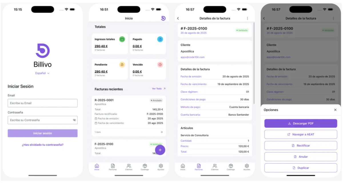 Billivo: "No recomendamos dejar la adaptación a VeriFactu para el último momento"