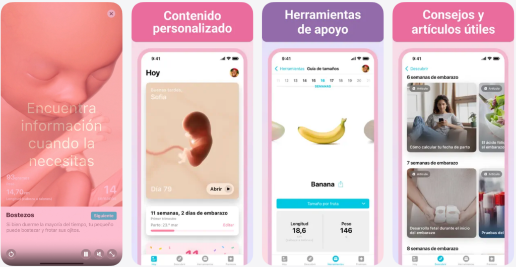 Las mejores apps para el embarazo