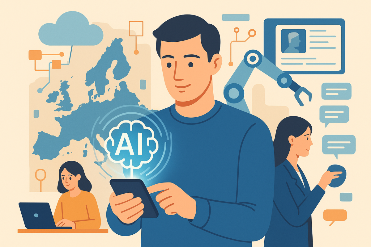 España es líder europeo en uso diario de IA: El 25% de la población la usa