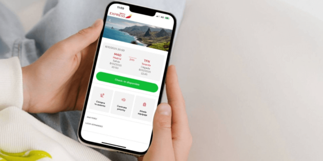 Iberia Express presenta una nueva app para sus clientes