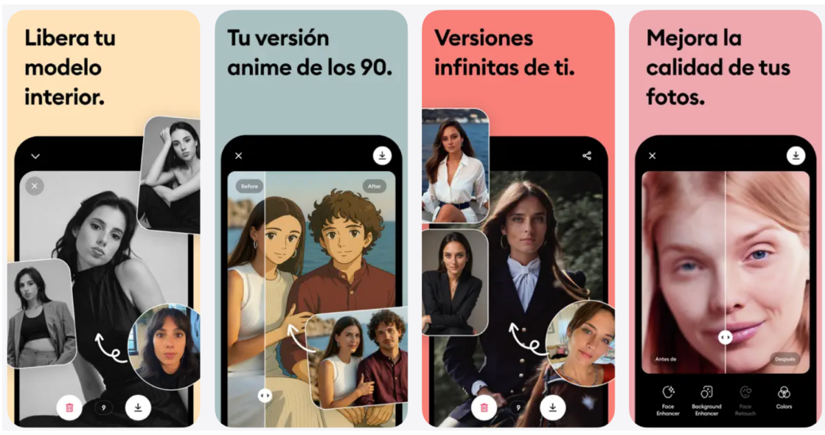 Remini aumenta sus descargas a un millón a la semana gracias a Nano Banana