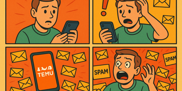 La pesadilla de spam que viene tras comprar en Temu