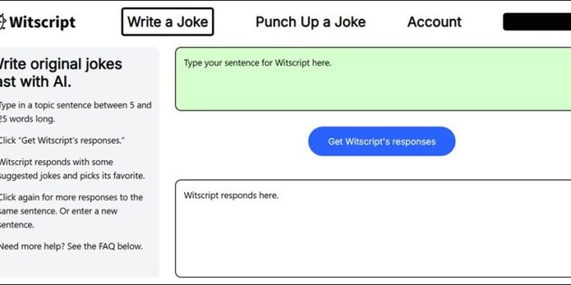 Witscript, una inteligencia artificial que hace el humor y no la guerra