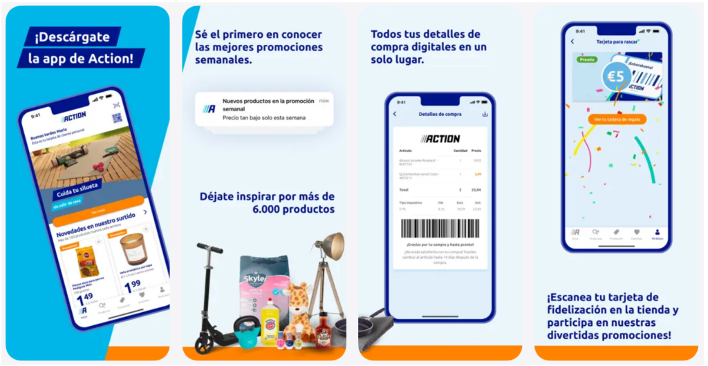 Action: "Nuestra app es el centro integral de la experiencia de compra"