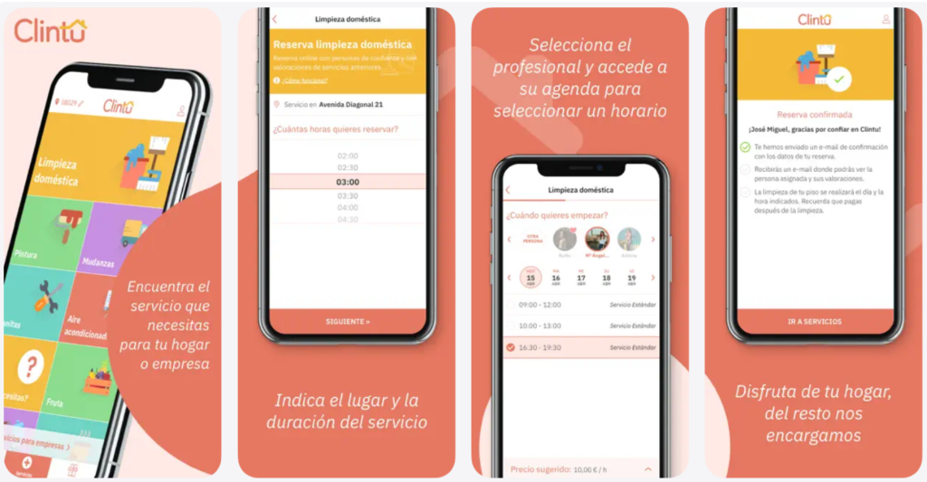 Las mejores apps de limpieza doméstica disponibles en España