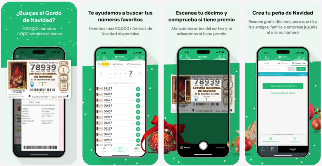 Las mejores apps para comprobar si te ha tocado la Lotería de Navidad