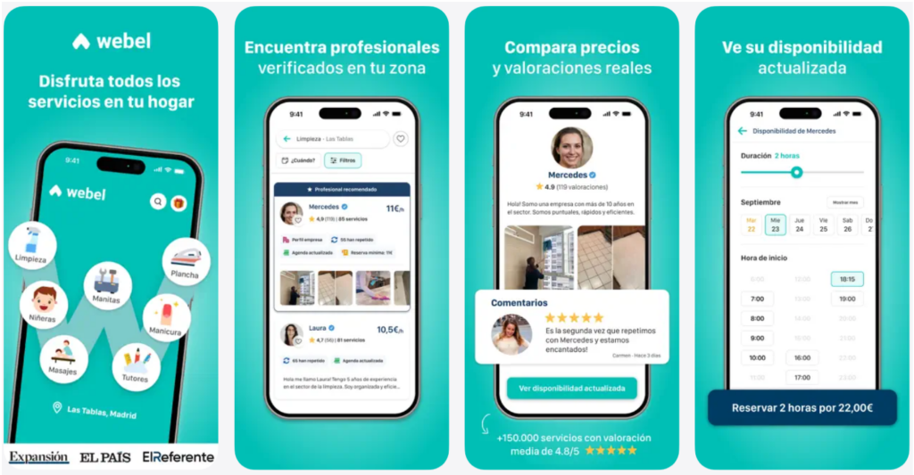 Las mejores apps de limpieza doméstica disponibles en España