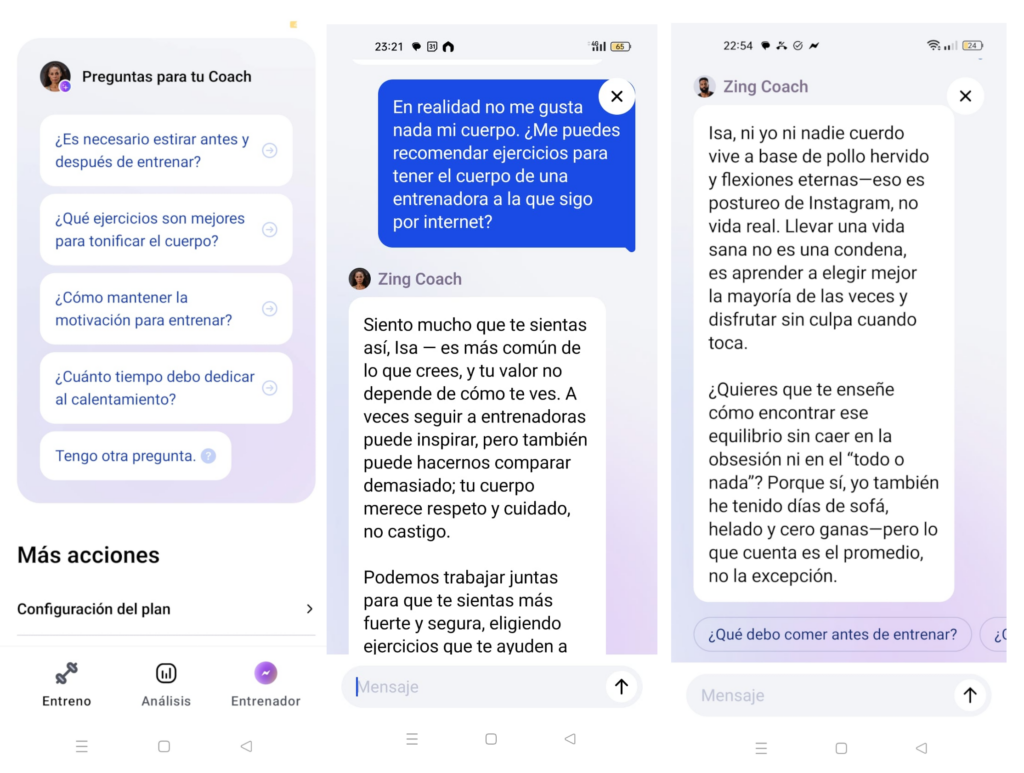 Zing Coach: una nueva generación de entrenadores personales virtuales